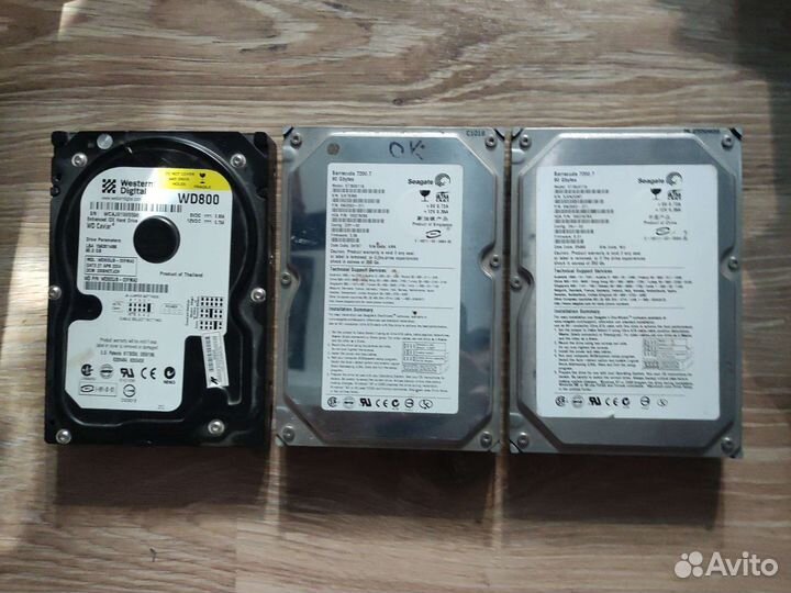 Жёсткий диск IDE 80GB