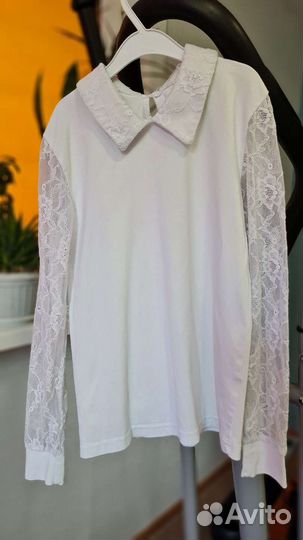 Блузка школьная 128 134