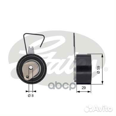 Ролик натяжителя ремня грм 7784-21115 T43141 Gates