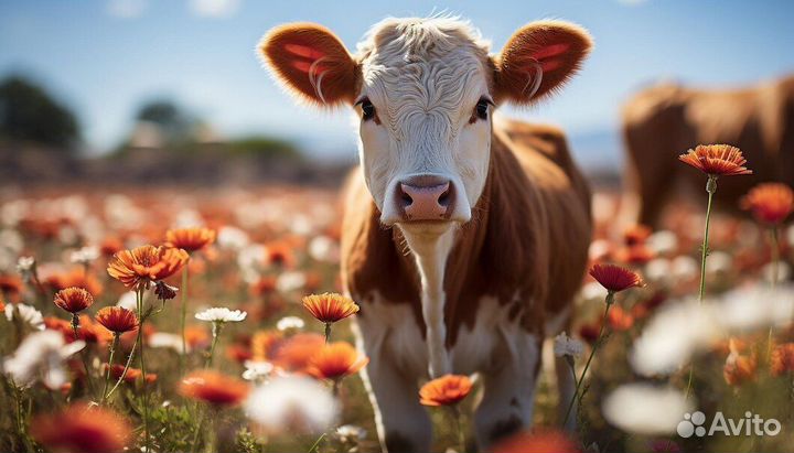 Телята бычки породистые молодые