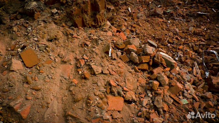 Красный бой кирпича доставим от 100 кубометров