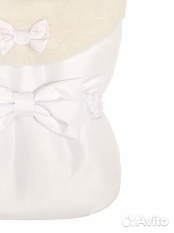 Конверт меховой мишка с ушами