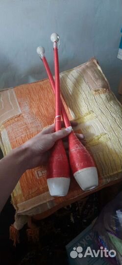 Для художественной гимнастики мяч булавы скакалка