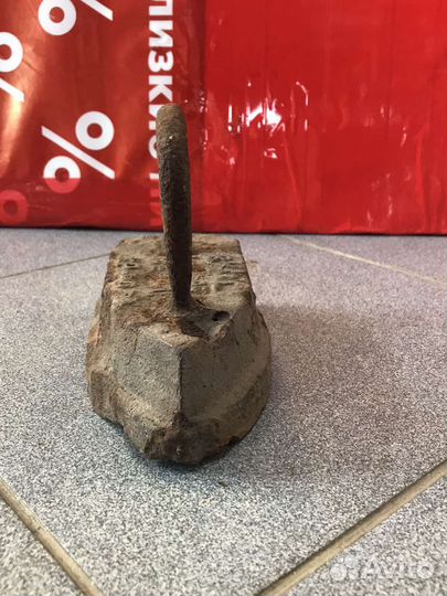 Утюг нагревой чугунный № 6