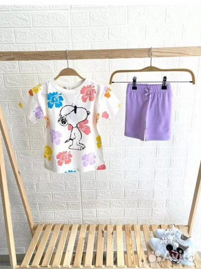 Костюм летний для девочки 98, 104, 110, 116