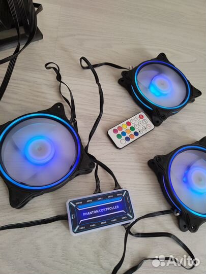 Винтеляторы rgb + контролёр