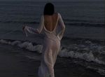 Пляжное полупрозрачное платье