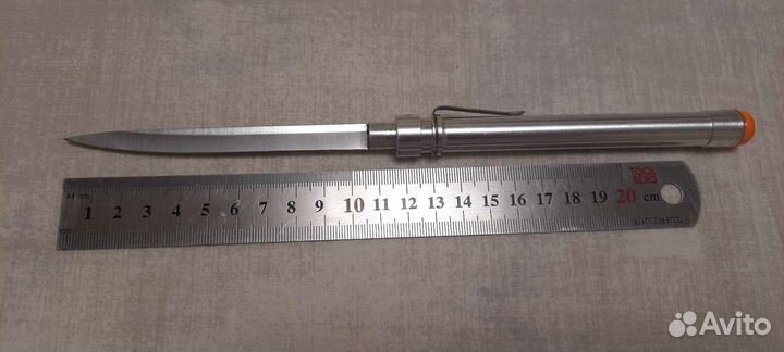 Нож из армейского дозиметра дкп-50-А эпохи СССР