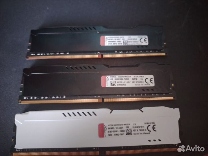 Оперативная память Kingston DDR4 32GB HyperX fury