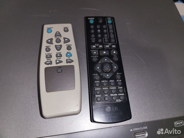 Видеомагнитофон и dvd плеер LG
