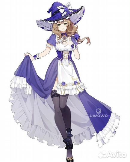 Косплей костюм - геншин - uwowo Лиза мейд