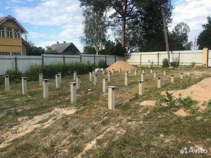 Сваи железобетонные для фундамента