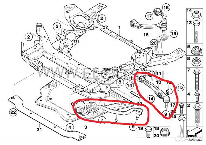 Рычаги восстановленные для BMW X5