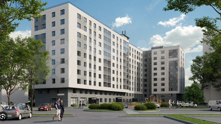 2-к. квартира, 58,4 м², 8/10 эт.