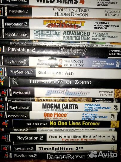 Игровые диски на ps2