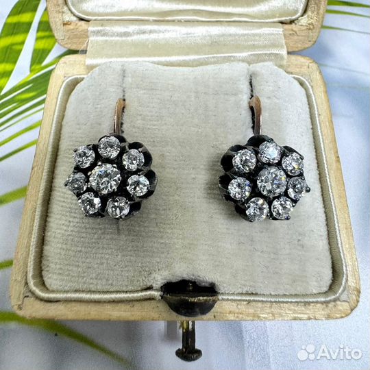 Антик, серьги 