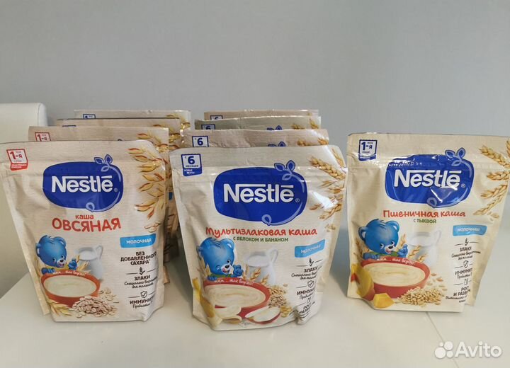 Каши молочные nestle