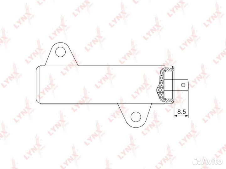 Lynxauto PT-1021 Натяжитель ремня грм гидравлическ