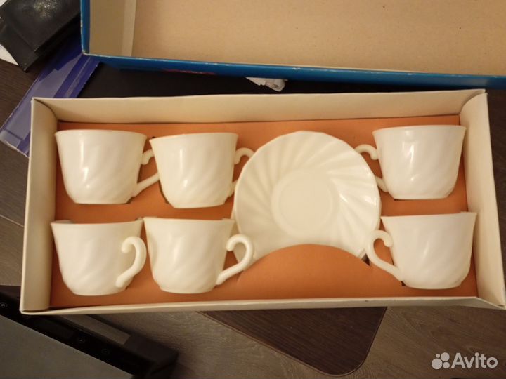 Набор кофейных чашек с блюдцем