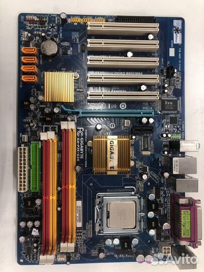 Gigabyte GA-G33M-S2 (GA-P35-S3G) в сборе