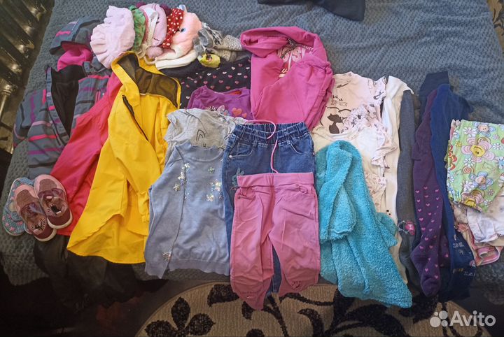 Одежда для девочки пакетом 110 116