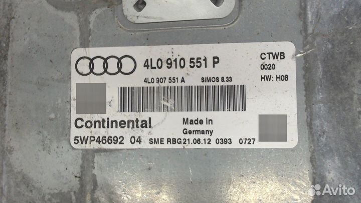 Блок управления двигателем Audi Q7, 2013