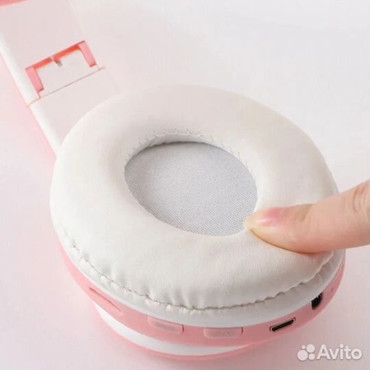 Беспроводные наушники кошачьи ушки