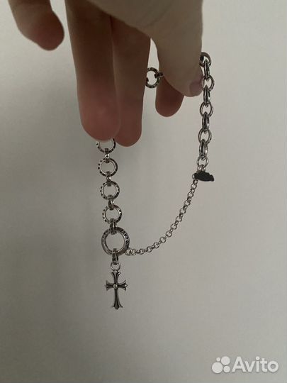 Браслет chrome hearts y2k