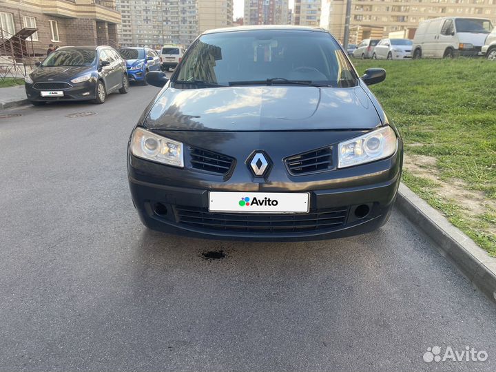 Renault Megane 1.6 МТ, 2008, битый, 185 890 км