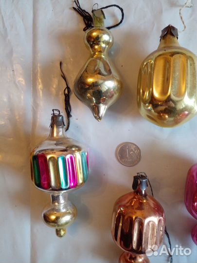 Елочные игрушки СССР 