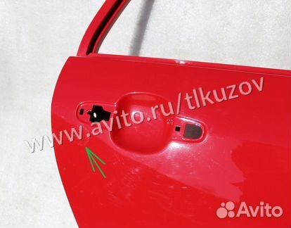 Дверь Corolla 120 хетчбек задняя правая