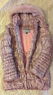 Стильное зимнее пальто Alpex, рост 140см