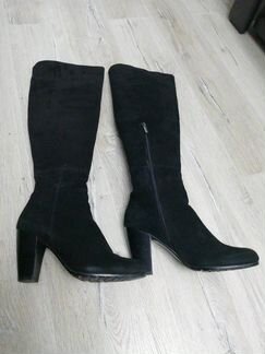 Ботфорты замшевые Терволина б/у. демисезонная обув