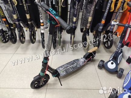 Самокат взрослый с амортизаторами