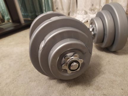 Гантели 18 кг разборные