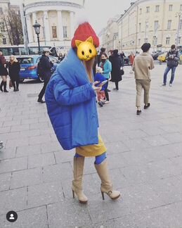 Дизайнерский пуховик, куртка