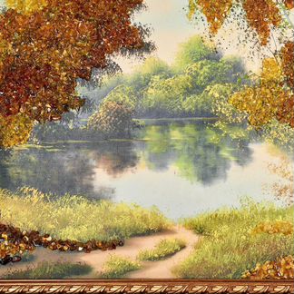 Картина янтарная 