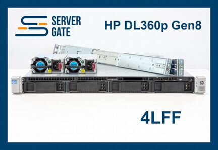 HP DL360p G8 4LFF 2x E5-2670v2 512 GB