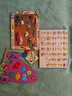 Игры (вкладыши, азбука, 