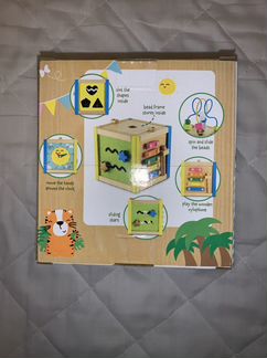 Новая, Развивающая игрушка, Бизикуб, бизиборд, ELC