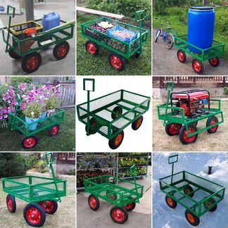 Тележка с откидными бортами sadovodcart