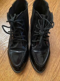 Ботинки лаковые, корейский бренд