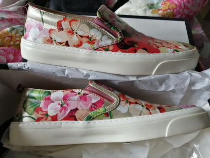 Слипоны gucci. Новые, оригинал. 38 размер