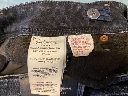 Джинсы подростковые Pepe jeans 176