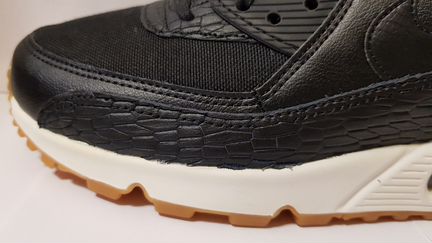 W Nike Air Max 90 PRM Lea Black 904535-001 us6-7