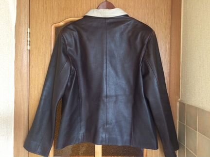 Кожаная куртка 48 размер