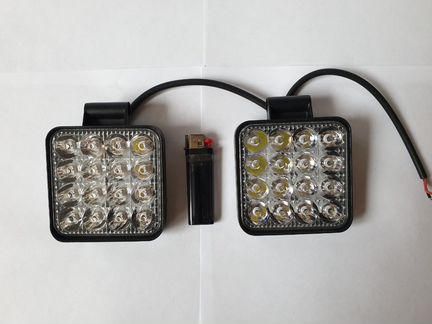 Вспышки фсо(фара квадрат) 48 w mini
