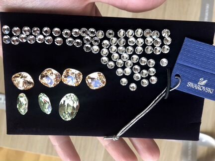 Сет/лот новые стразы swarovski оригинал