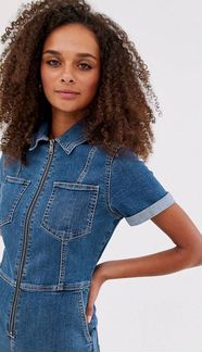 Джинсовый комбинезон ASOS design