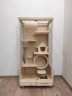 Витрина-клетка для шиншиллы 